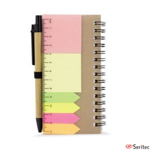 Libreta personalizable con notas adhesivas