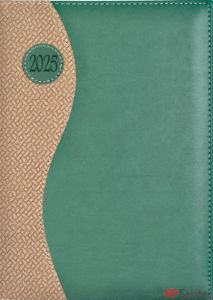 Agenda símil cuero 2025 personalizada