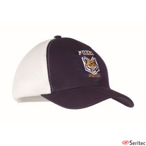 Gorra de algodn y malla deportiva personalizada