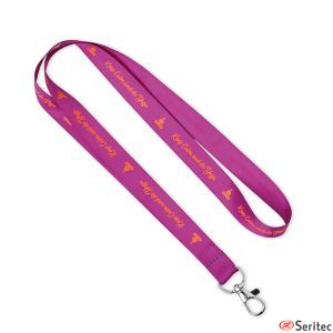 Lanyard de satn personalizado