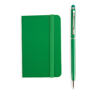 Set bolígrafo y cuaderno personalizados