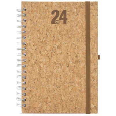 Agenda de corcho ecológica personalizada