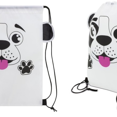 Mochila de cuerdas forma perro personalizada