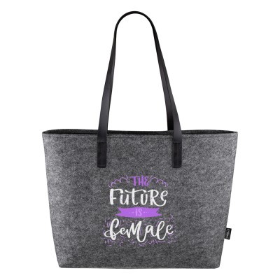 Bolsa de fieltro 100% reciclado personalizada