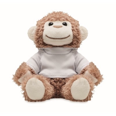 Peluche mono con sudadera personalizado