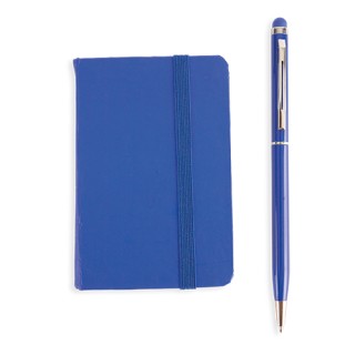 Set bolígrafo y cuaderno personalizados