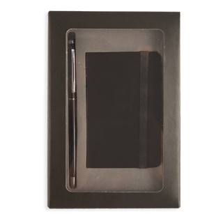 Set bolígrafo y cuaderno personalizados