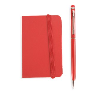 Set bolígrafo y cuaderno personalizados