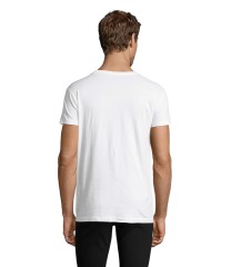 Camiseta BLANCA personalizable Hombre. Corte FIT