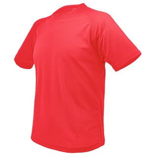 Camiseta dry & fresh  roja para hombre personalizada