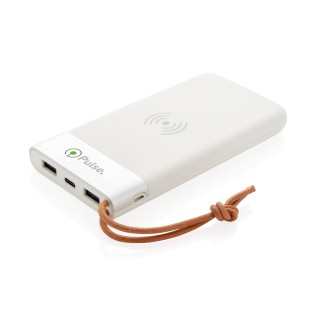 Batería externa Aria 8.000 mAh con carga inalámbrica 5W personalizada