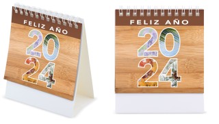 Calendario Sobremesa 14x11 cm. Personalizado