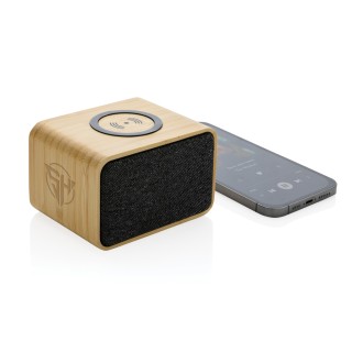 Altavoz de bambú inalámbrico de 5w reciclado personalizado